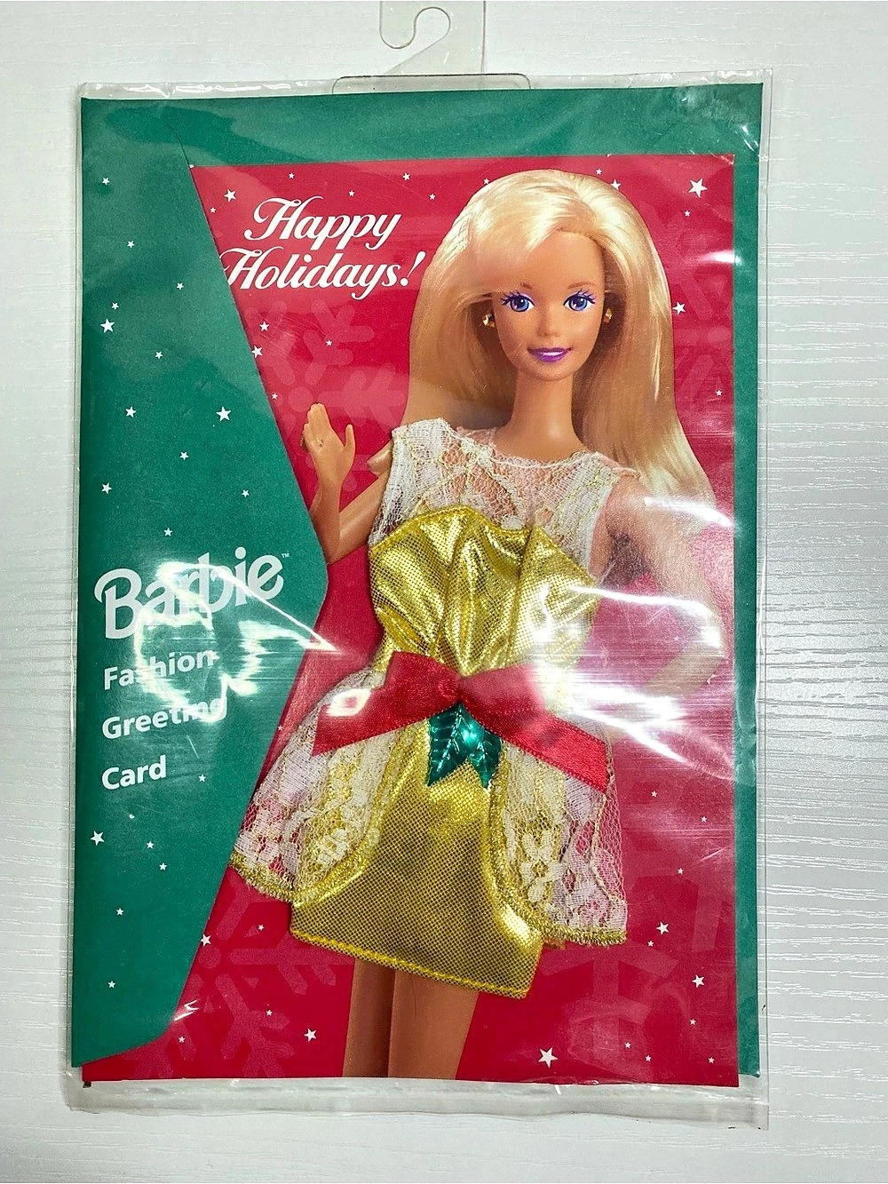 Barbie Fashion Greeting Card Happy Holidays NWT